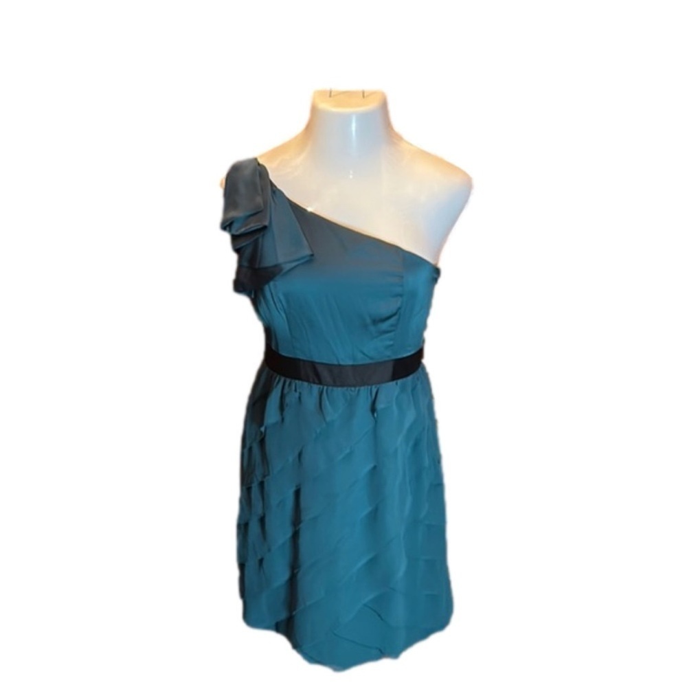 LAUREN CONRAD Gorgeous Dark Teal Green Cocktail, Holiday, Party Dress! Size 10